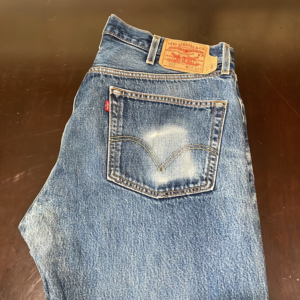LEVI STRAUSS & CO 501 Blue jeans - Picture 6 of 6